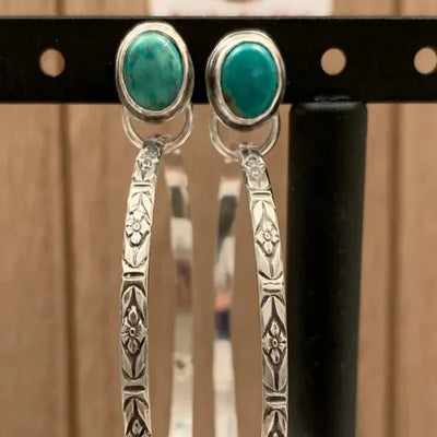 Pendientes Boho Chic de Ónix Vintage