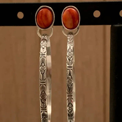 Pendientes Boho Chic de Ónix Vintage