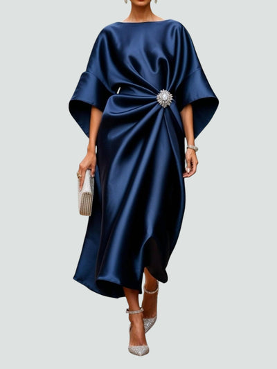 Albertine – Elegant long satin dress