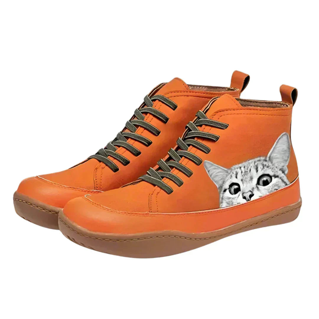 Fenna - Botines para amantes de los gatos
