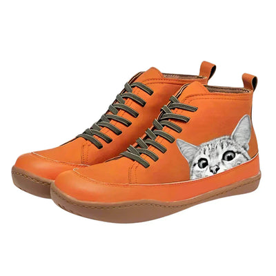 Fenna - Botines para amantes de los gatos