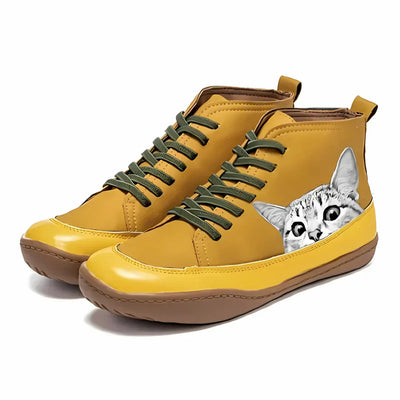 Fenna - Botines para amantes de los gatos