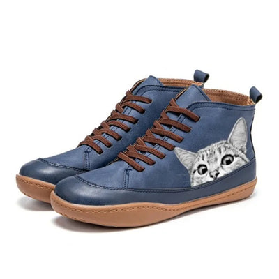 Fenna - Botines para amantes de los gatos
