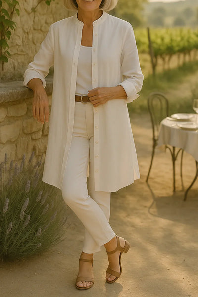 Camilya™ | Camisa acampanada estilo chamarra