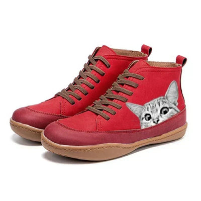 Fenna - Botines para amantes de los gatos