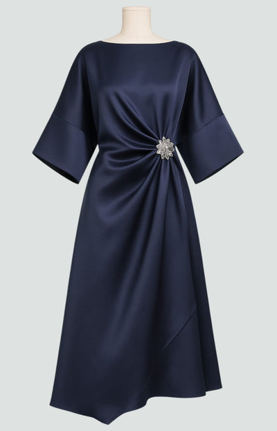 Albertine – Elegant long satin dress