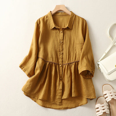 Laurienne™ | Blusa acampanada con botones