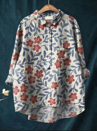 Laura™ | Blusa clásica con estampado floral