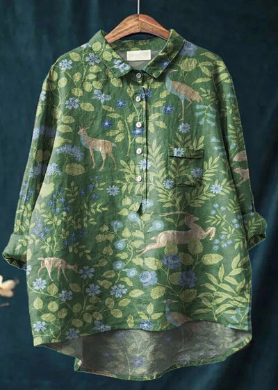 Laura™ | Blusa clásica con estampado floral