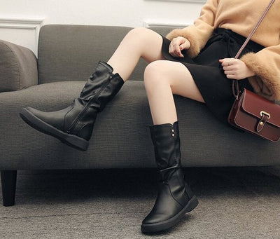 Victoria - Elegant high boots for women
