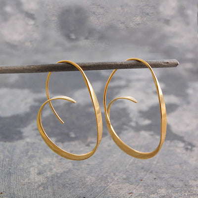 Pendientes de Elegancia Espiral