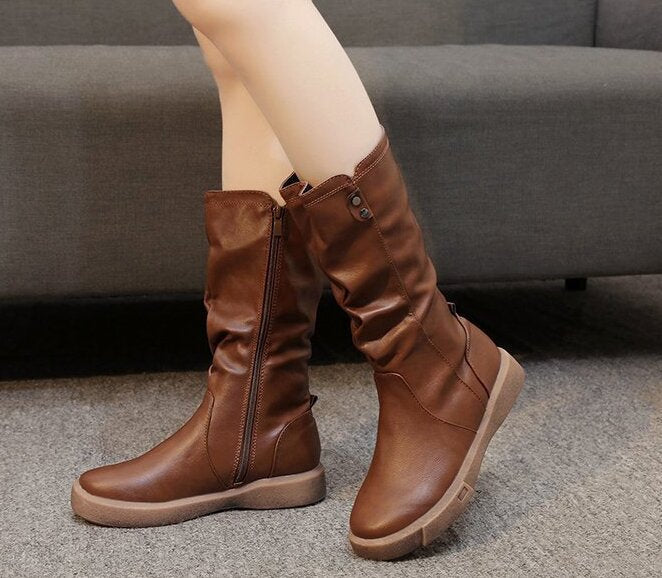 Victoria - Elegant high boots for women