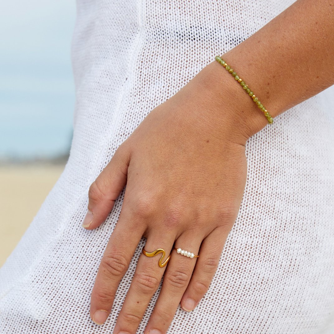 Grace - Anillo de perlas de agua dulce