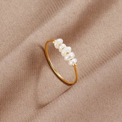 Grace - Anillo de perlas de agua dulce