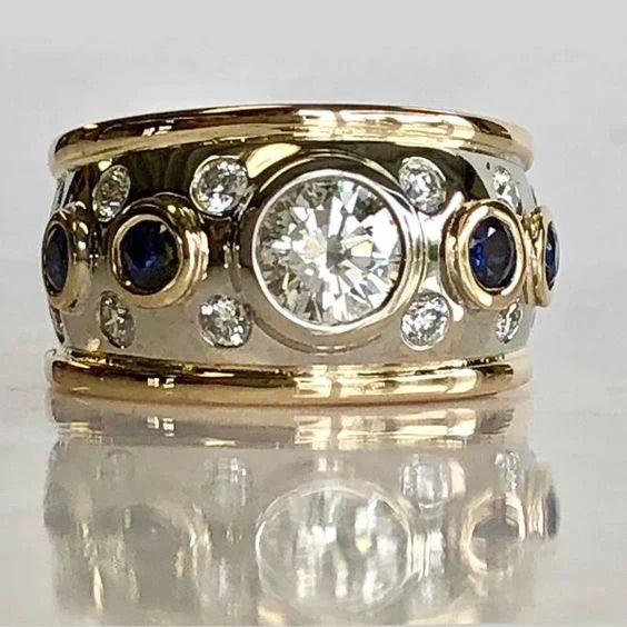 Anillo Vintage Goldinlay-Zirconia