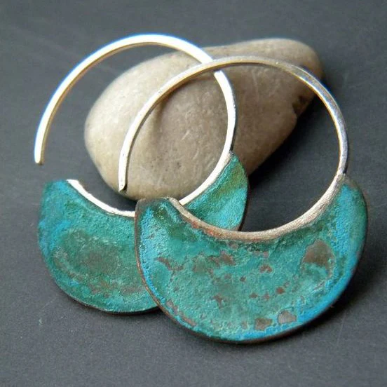 Pendientes Turquesa Vintage Desgastados