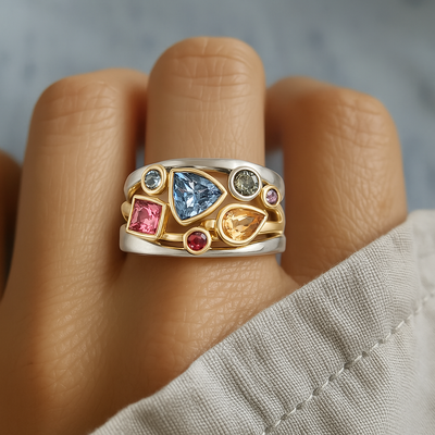Anillo Vintage Bunter de Zircón