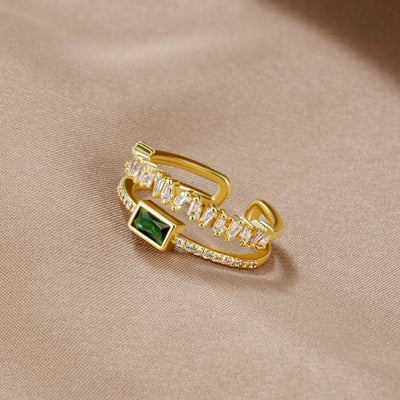Bliss - Anillo de cristal estratificado