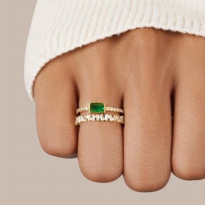 Bliss - Anillo de cristal estratificado