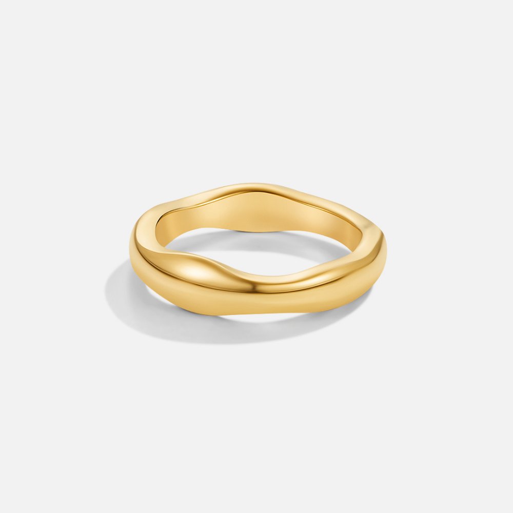 Brillo - Conjunto de Anillos de Olas