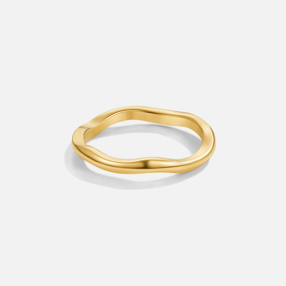 Brillo - Conjunto de Anillos de Olas
