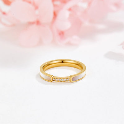Unity - Anillo de Perlas y Cristales