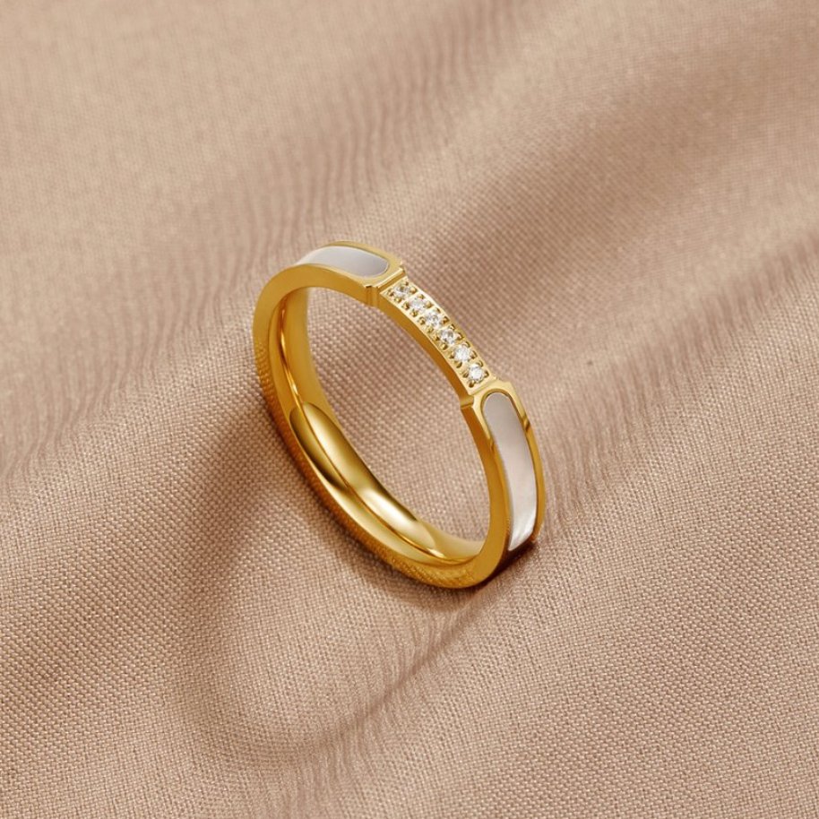 Unity - Anillo de Perlas y Cristales