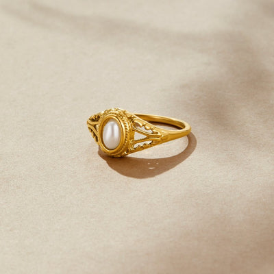 Royal - Anillo de Perlas Vintage