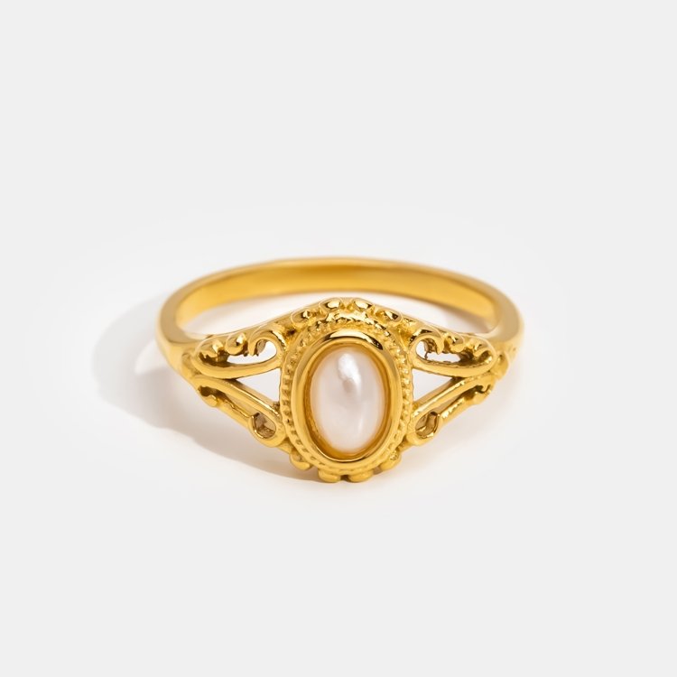 Royal - Anillo de Perlas Vintage